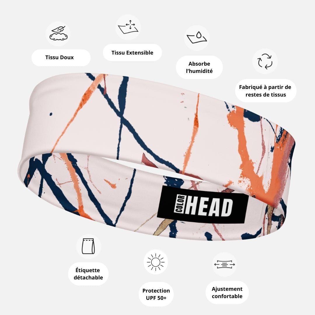 Bandeau Absorbant I Cheveux Sport 