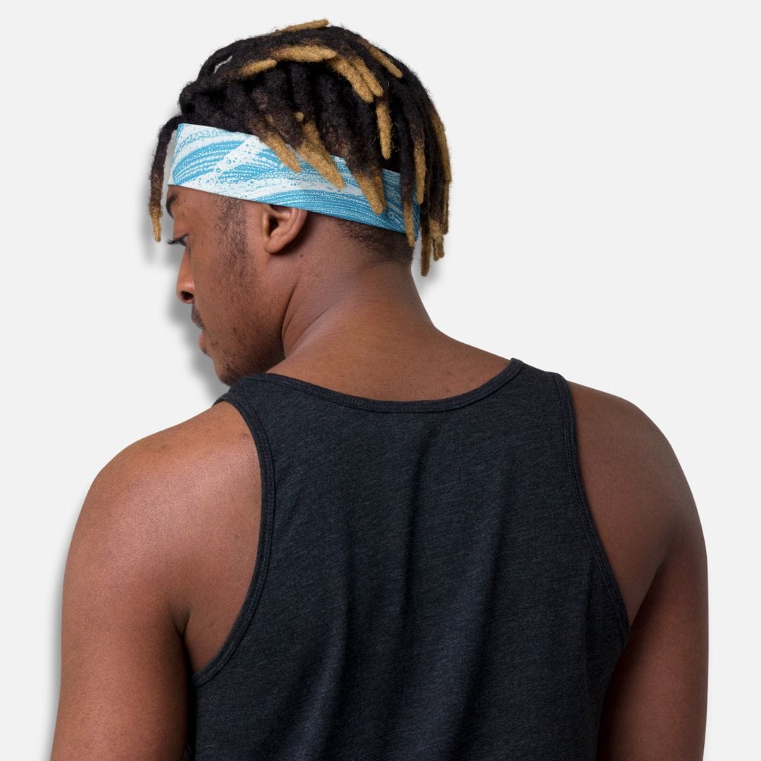 Bandeau Cheveux Bleu I Homme