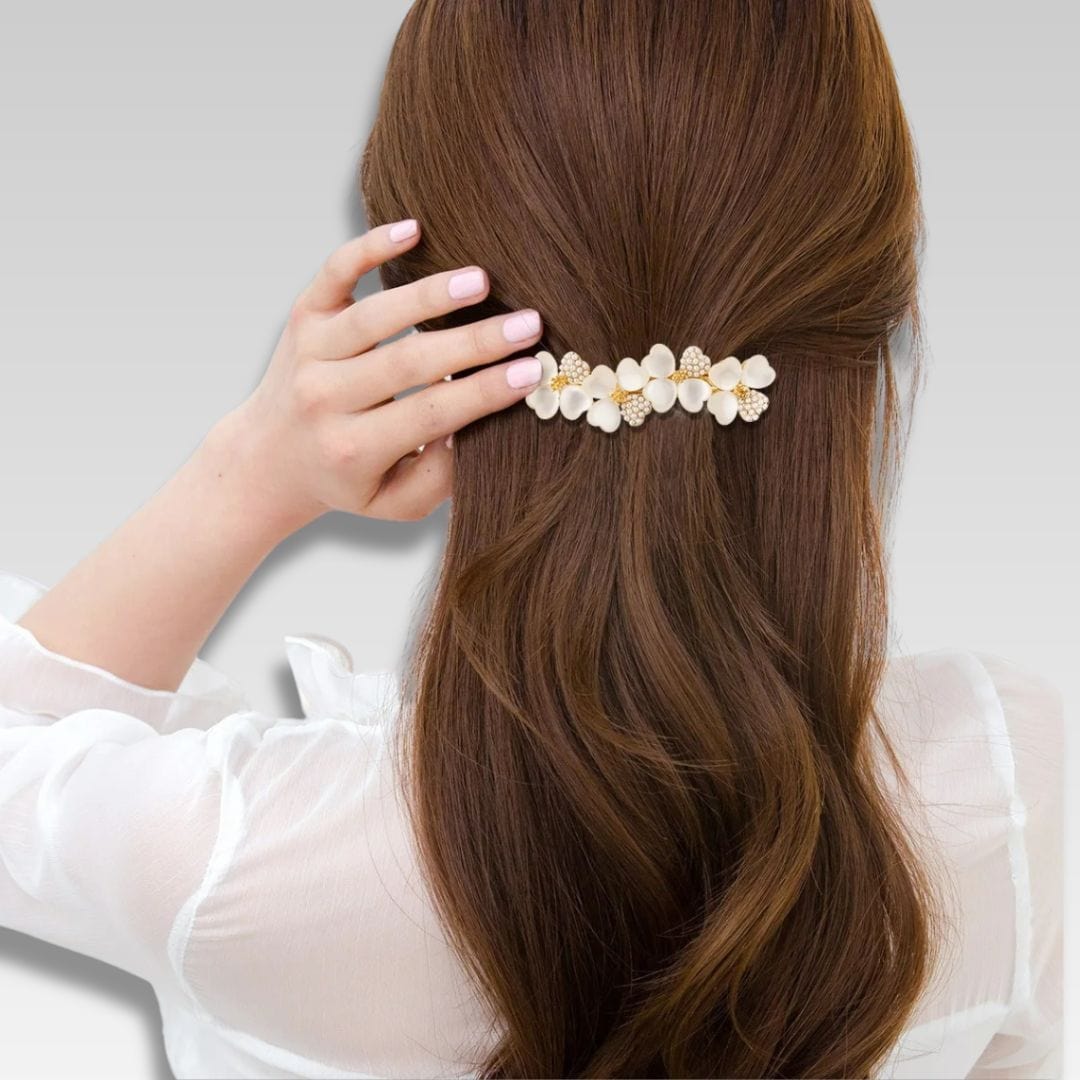 Argent Barrette Cheveux I Luxe