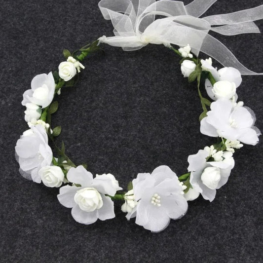 Blanc Serre-tête I Mariage Fleur